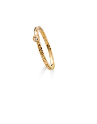 טבעת "סוד האהבה" זהב , עדינה , משובצת יהלום (לבחירה)