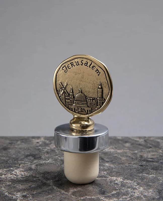 פקק שעם ירושלים בציפוי ברונזה