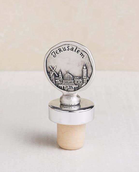 פקק שעם ירושלים בציפוי כסף