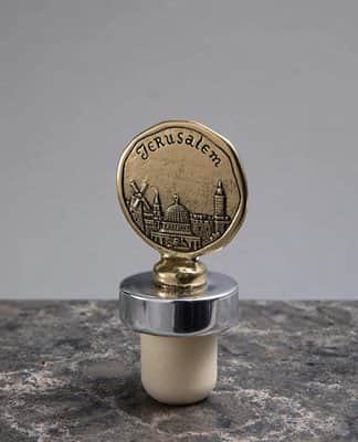 פקק שעם ירושלים בציפוי ברונזה