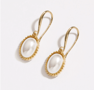 עגילי Caliope פנינה