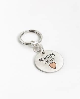 מחזיק מפתחות "Always In My Heart"