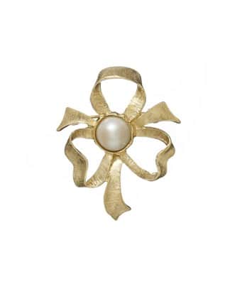 סיכת דש "פפיון" - זהב