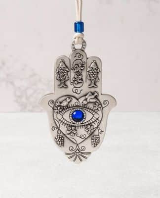 מתלה חמסה - לב, עין, דגים וציפורים