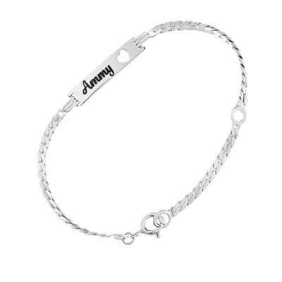 צמיד גורמט פלטה חיתוך לב ילדות ו/או תינוקות , ציפוי זהב