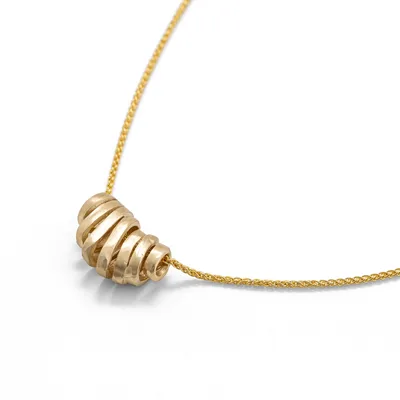 שרשרת סליל מיוחדת , זהב 14K